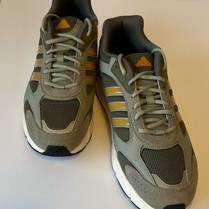 NEW - Adidas Olive and Mustard Athletic Shoes